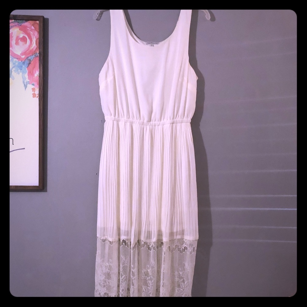 Lace bottom dress